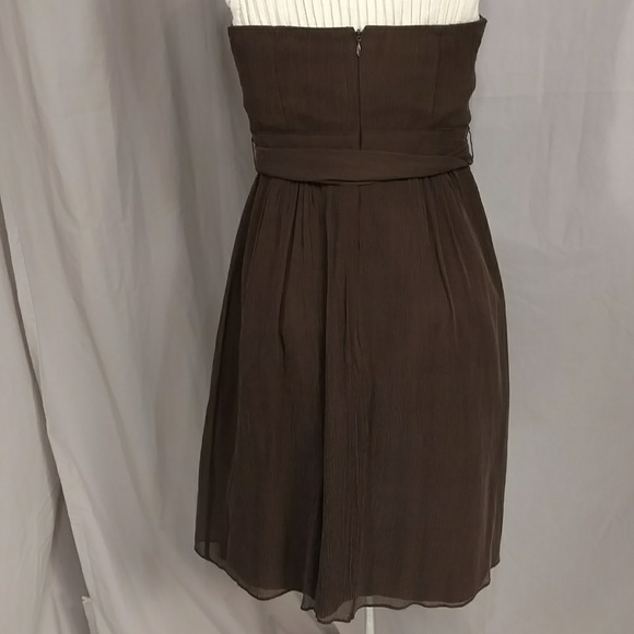 J Crew Silk Strapless Mini Dress High Quality Summer Party Sundress Classy MkSz2 - Picture 5 of 8